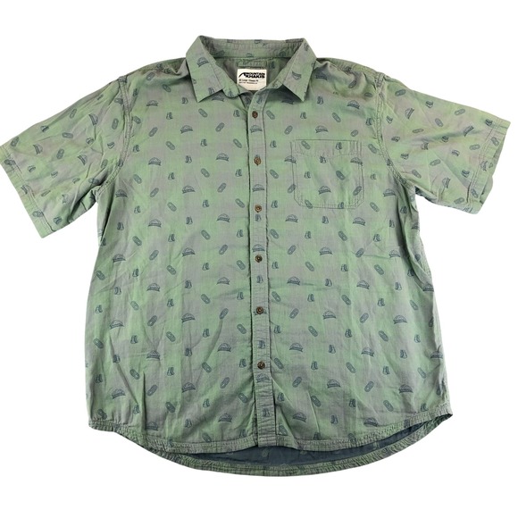 Mountain Khakis Button Up Shirt Camping Hiking‎ Outdoors XX-Large Icons Soft - Picture 1 of 11